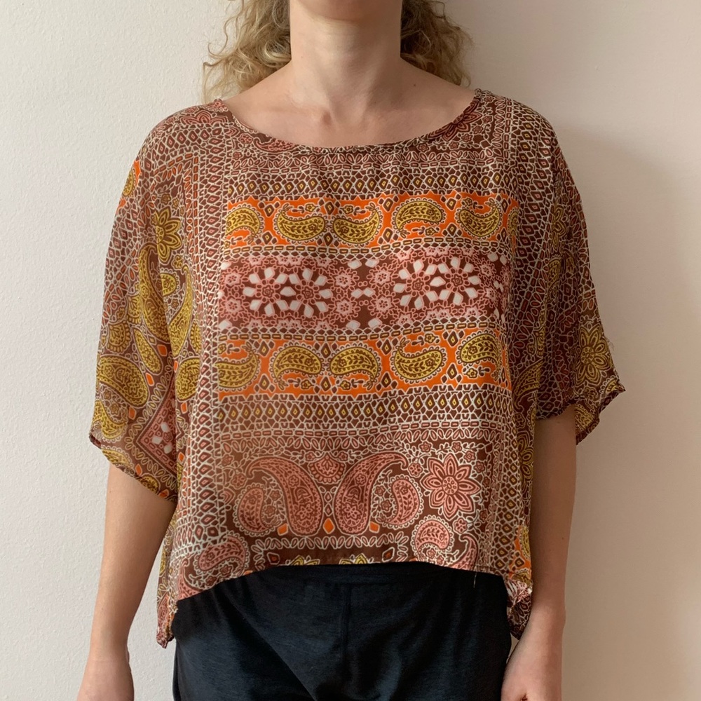 Pattern Oversized Shirt